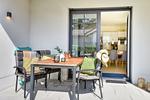 Terrasse - Ferienwohnung Strandläufer 1 in der Villa Sofie Binz - Top-Hundeurlaub