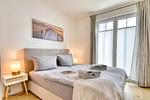 Schlafzimmer - Ferienwohnung Strandläufer 1 in der Villa Sofie Binz - Top-Hundeurlaub