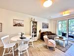 Wohnzimmer - Ferienwohnung Urlaubsanker 3 Villa Sofie Binz - Top-Hundeurlaub