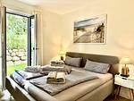 Schlafzimmer - Ferienwohnung Urlaubsanker 3 Villa Sofie Binz - Top-Hundeurlaub