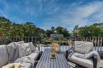 Terrasse - Ferienwohnung SPA Penthouse Meerlust Baabe - Top-Hundeurlaub