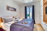 Schlafzimmer - Ferienwohnung SPA Penthouse Meerlust Baabe - Top-Hundeurlaub