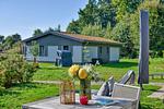 Terrasse - Ferienhaus Strandbude Feriendorf 32 Klein Stresow Rügen - Top-Hundeurlaub