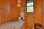 Sauna - Ferienhaus Strandbude Feriendorf 32 Klein Stresow Rügen - Top-Hundeurlaub