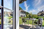 Terrasse - Ferienhaus Frische Brise 33 Feriendorf Klein Stresow Rügen - Top-Hundeurlaub