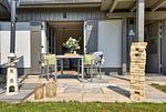 Terrasse - Ferienhaus Frische Brise 33 Feriendorf Klein Stresow Rügen - Top-Hundeurlaub