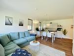 Wohnzimmer - Ferienwohnung Inselglück 3 Parkvillen Carlota und Candela Baabe - Top-Hundeurlaub