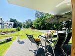 Terrasse - Ferienwohnung Inselglück 3 Parkvillen Carlota und Candela Baabe - Top-Hundeurlaub