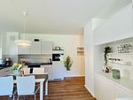 Küche / Küchenzeile - Ferienwohnung Inselglück 3 Parkvillen Carlota und Candela Baabe - Top-Hundeurlaub