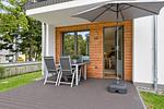 Terrasse - Ferienwohnung Inselglück 3 Parkvillen Carlota und Candela Baabe - Top-Hundeurlaub