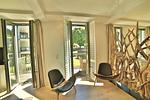 Wohnzimmer - Ferienwohnung Strandlounge in den Parkvillen Binz - Top-Hundeurlaub