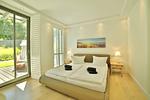 Schlafzimmer - Ferienwohnung Strandlounge in den Parkvillen Binz - Top-Hundeurlaub