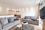 Wohnzimmer - Ferienwohnung Strandlounge in den Parkvillen Binz - Top-Hundeurlaub