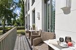 Terrasse - Ferienwohnung Strandlounge in den Parkvillen Binz - Top-Hundeurlaub