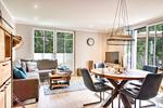 Wohnzimmer - Ferienwohnung Lotsenbude 9 Villa Sofie Binz - Top-Hundeurlaub