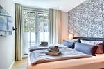 Schlafzimmer - Ferienwohnung Lotsenbude 9 Villa Sofie Binz - Top-Hundeurlaub