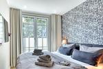 Schlafzimmer - Ferienwohnung Lotsenbude 9 Villa Sofie Binz - Top-Hundeurlaub