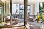 Balkon - Ferienwohnung Luxus Apartment MeerFreude Sellin - Top-Hundeurlaub