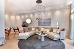 Wohnzimmer - Ferienwohnung Luxus Apartment MeerFreude Sellin - Top-Hundeurlaub