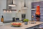 Küche / Küchenzeile - Ferienwohnung Luxus Apartment MeerFreude Sellin - Top-Hundeurlaub