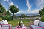 Terrasse - Ferienwohnung Luxus Apartment MeerFreude Sellin - Top-Hundeurlaub