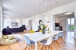 Wohnzimmer - Ferienwohnung Fürst Malte Loft I Design & Pool Putbus - Top-Hundeurlaub
