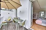 Balkon - Ferienwohnung Fürst Malte Loft I Design & Pool Putbus - Top-Hundeurlaub
