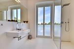 Badezimmer - Ferienwohnung Fürst Malte Loft I Design & Pool Putbus - Top-Hundeurlaub