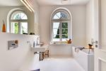 Badezimmer - Ferienwohnung Fürst Malte Loft I Design & Pool Putbus - Top-Hundeurlaub