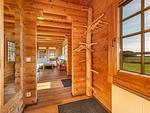 Wohnzimmer - Blockhaus Robinson Crusoe - 1. Reihe Meerblick - Top-Hundeurlaub