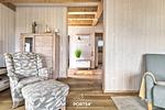 Wohnzimmer - Ferienhaus Lachmöwe Olpenitz - Top-Hundeurlaub