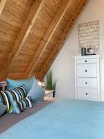 Schlafzimmer - Ferienhaus Zimmers-Nordseehaus - Top-Hundeurlaub