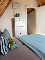 Schlafzimmer - Ferienhaus Zimmers-Nordseehaus - Top-Hundeurlaub
