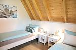 Schlafzimmer - Ferienhaus Zimmers-Nordseehaus - Top-Hundeurlaub