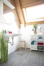 Badezimmer - Ferienhaus Zimmers-Nordseehaus - Top-Hundeurlaub