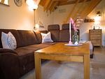 Wohnzimmer - Ferienhaus Antje - Top-Hundeurlaub