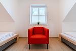 Schlafzimmer - Doppelhaus Lütt Wisch Hus - Top-Hundeurlaub