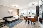 Wohnzimmer - Meeresblick - Top-Hundeurlaub