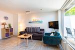Wohn-/ Essbereich - Ferienwohnung Ankerlicht - Top-Hundeurlaub