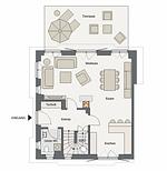 Grundriss - Ferienhaus Buhne JoLi List auf Sylt - Top-Hundeurlaub