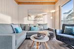 Wohnzimmer - Ferienhaus Huus Luv Olpenitz - Top-Hundeurlaub