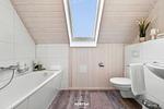 Badezimmer - Ferienhaus Huus Luv Olpenitz - Top-Hundeurlaub