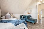 Schlafzimmer - Ferienhaus Huus Luv Olpenitz - Top-Hundeurlaub