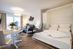 Schlafzimmer - Ferienwohnung Suutje Bude Büsum - Top-Hundeurlaub