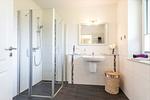 Badezimmer - Ferienwohnung Suutje Bude Büsum - Top-Hundeurlaub