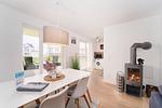 Kamin-/Ofen - Ferienwohnung Heimathafen Schlei Olpenitz - Top-Hundeurlaub