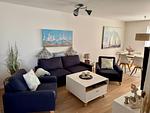 Wohnzimmer - Ferienwohnung Heimathafen Schlei Olpenitz - Top-Hundeurlaub
