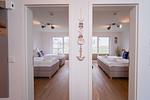 Schlafzimmer - Ferienwohnung Heimathafen Schlei Olpenitz - Top-Hundeurlaub