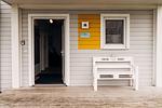 Fassade / Eingang - Ferienwohnung Heimathafen Schlei Olpenitz - Top-Hundeurlaub