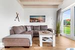 Wohnzimmer - Ferienhaus Nordsee Resort30 Nordseebrise Büsum - Top-Hundeurlaub
